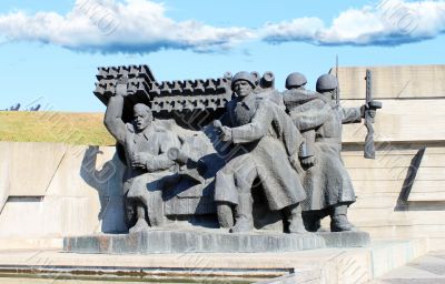 Monument to soldiers