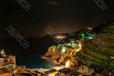 Seacost at the night