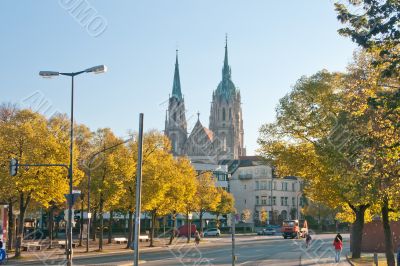 Street and church