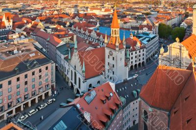 Old Munich city hall