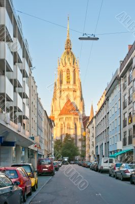 Street and church