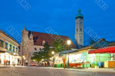 Church at night
