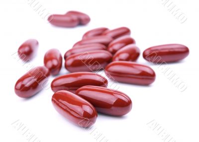 Some of brown pills