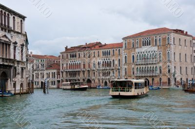 Vaporetto at the Grand Canal