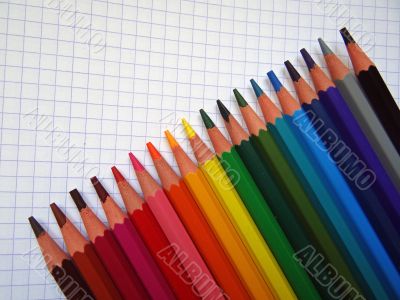 colored pencils