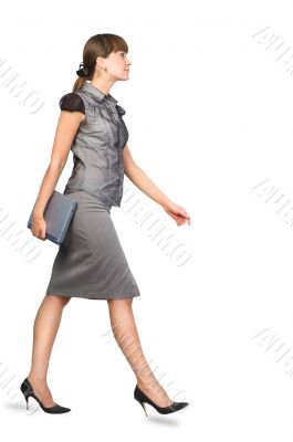 Beautiful Businesswoman with Laptop