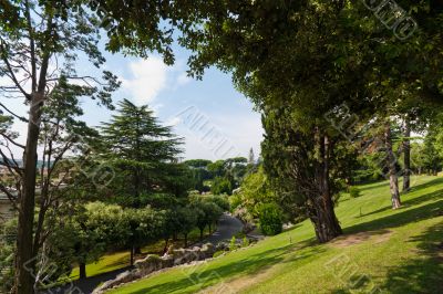 View at the Vatican Gardens