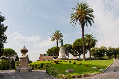 View at the Vatican Gardens