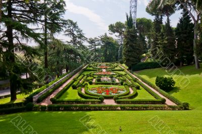 View at the Vatican Gardens