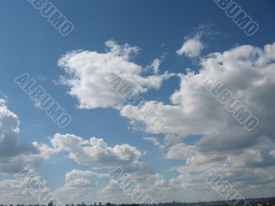 sky with clouds