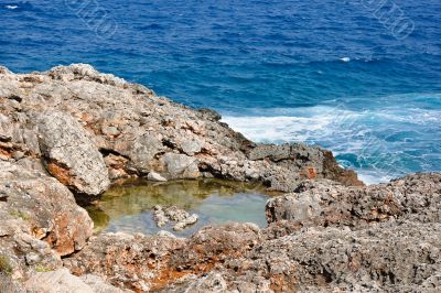 Rock at the sea