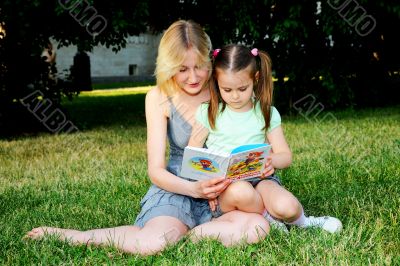 Young mum with children