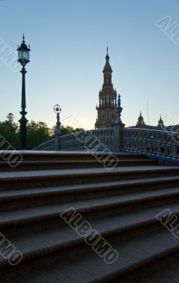 Bridge in Sevilla placa de Espana