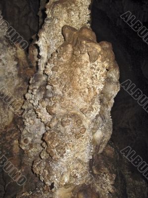 Inside the cave. Caucasus mountains