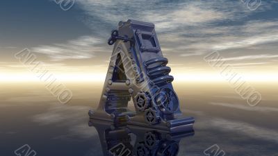 letter a machine