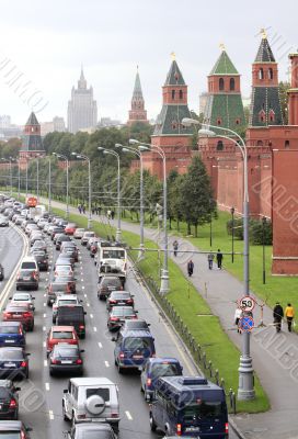 view of the Moscow Kremlin