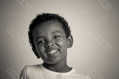 Smiling Ethiopian boy