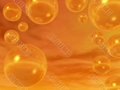 orange bubbles