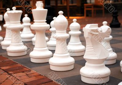 Large chess pieces 