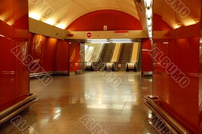 View of Subway Elevators