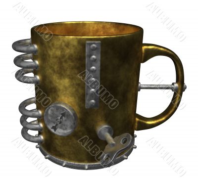 metal mug