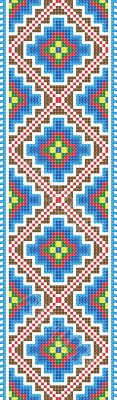 vector pattern traditional embroidery cross-stitch