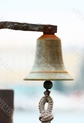 Bell on sailing ship