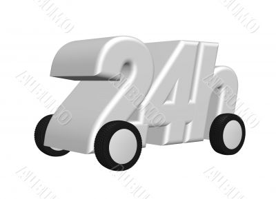 twenty four hours on the road