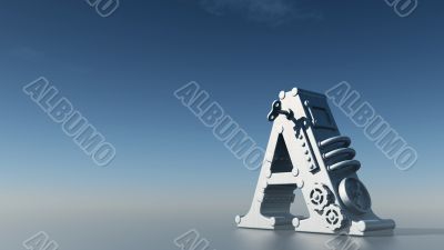 letter a machine