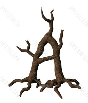 wooden letter a