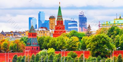 view of the Moscow Kremlin