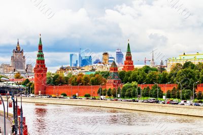 view of the Moscow Kremlin