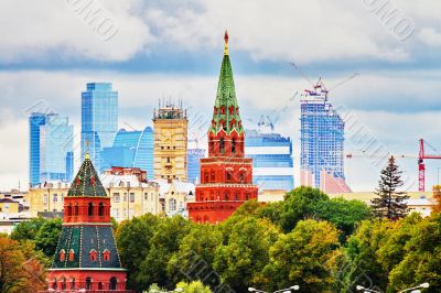 view of the Moscow Kremlin