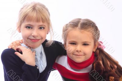 Two little girls