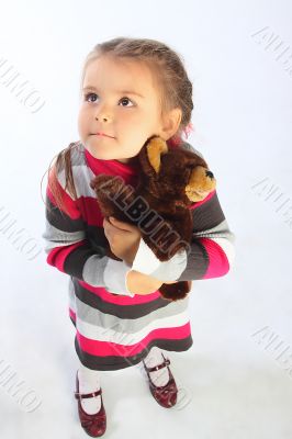 Portrait of the little girl