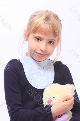 Portrait of the little girl  