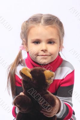 Portrait of the little girl
