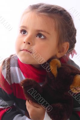 Portrait of the little girl