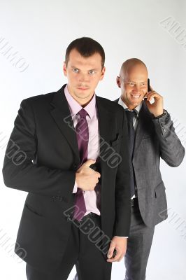 The bodyguard of the businessman