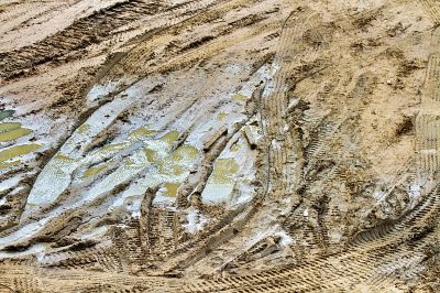 texture footprint of the machine