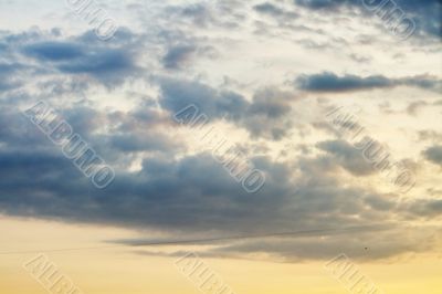 sky with clouds