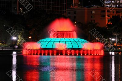 The Fountain of Lake Eola