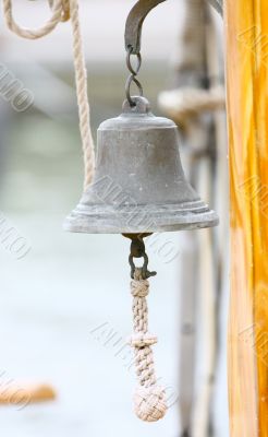 Bell on sailing ship