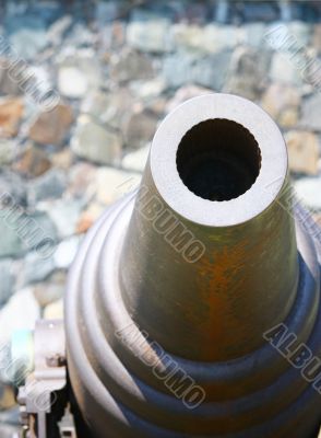 Old Russian Cannon in Suomenlinna Helsinki Finland