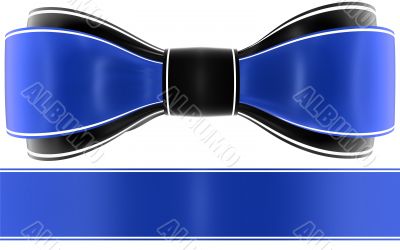 blue bow