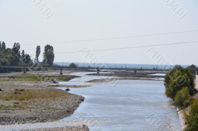The mountain river
