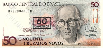 50 Cruzado banknote