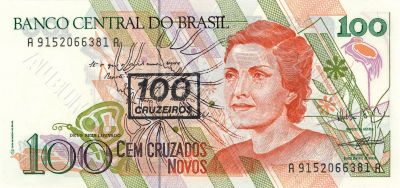 100 Cruzado banknote