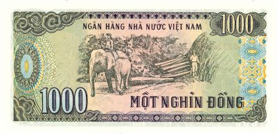 1000 Dong bill of Vietnam, 1988