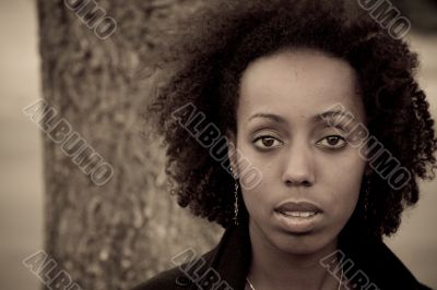 Beautiful young Ethiopian